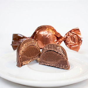 Bombom de chocolate Ao Leite com recheio de creme de Avelã - 13 g