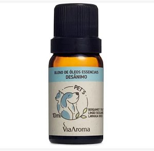 Blend de Óleos Essenciais Pets 10ml – Desânimo - VALIDADE 11/23