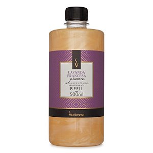 Refil Sabonete Líquido Desodorante Lavanda Francesa Provence - Via Aroma - 500ml