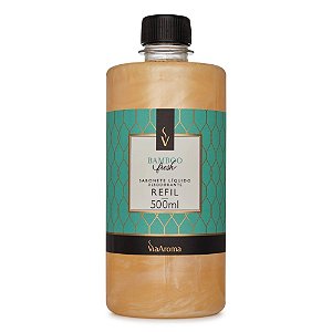 Refil Sabonete Líquido Desodorante Bamboo Fresh Via Aroma - 500ml