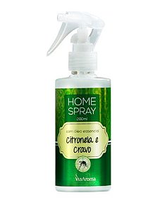 Home Spray com Óleo Essêncial 200ml - Citronela e Cravo
