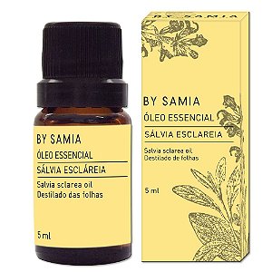 ÓLEO ESSENCIAL DE SÁLVIA 5ML - ÓLEO ESSENCIAL DE SÁLVIA ESCLARÉIA 5ML