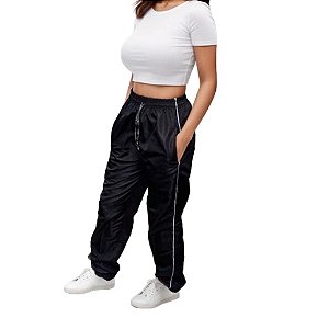 Calça Tactel Feminina Básica - Dia a dia - Trabalho