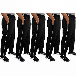 Kit 10 Calças Tactel Masculina Cores Variadas