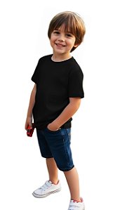 Camiseta Infantil Masculina De Algodão Kit C/ 5 Peças