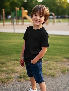 Camiseta Infantil Masculina De Algodão Kit C/ 5 Peças