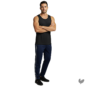 Look Completo - Calça Tactel + Regata Poliéster - Combo Absoluth