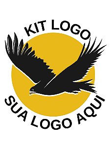 Sua Logo Personalizada em DTF com 10 Unidades