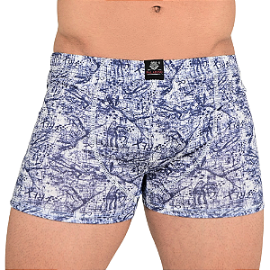 Cueca Boxer Masculina Ultra-fresh Malha Flex-fit Absoluth Basic