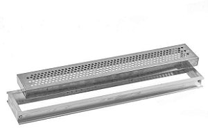 Grelha Inox Perfurada JJM 0,50 MT