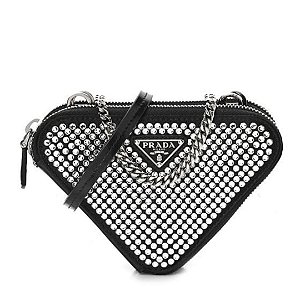 PRADA MINI CRYSTAL TRIANGLE