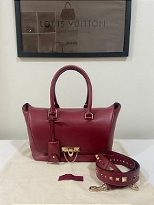 VALENTINO DEMILUNE CEREJA