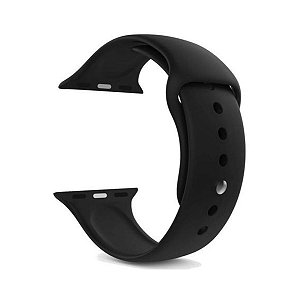 Pulseira Smartwatch Silicone Preta 44mm Apple Watch Iwo