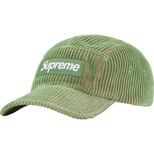SUPREME - Boné " 2-TONE CORDUROY CAMP CAP Green "