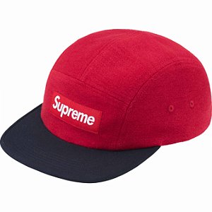SUPREME - Boné " 2-TONE CAMP CAP Red "