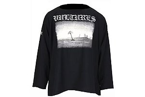 KANYE WEST Yeezy Vultures Long T " Black "