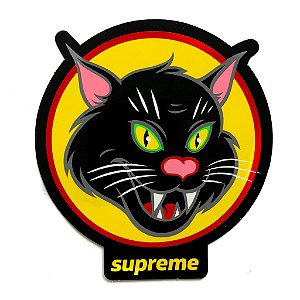 SUPREME - Adesivo Black Cat " Stickers "
