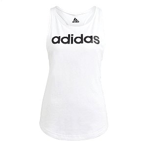 Regata Adidas Logo Linear Branco Feminino