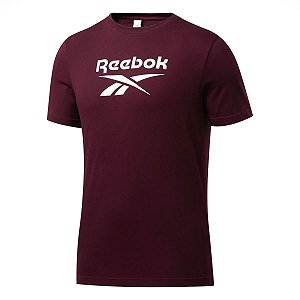 Camiseta Reebok Cl F Vector Bordo Masculino