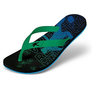 Sandália Kenner Summer Re.Defina Verde/Azul Masculino