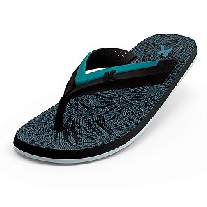 Sandália Kenner Hi-Tide Forest New Acqua Preto/Azul