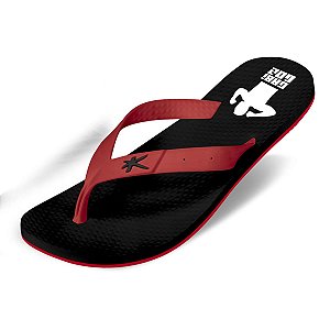 Sandália Kenner Summer Gabigol Preto/Vermelho Masculino