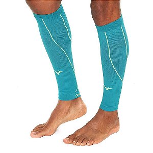 Canelito Mizuno Compression Supporter Azul Água/Verde