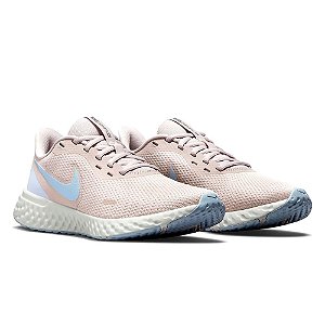 Tenis Nike Revolution 5 Rosa/Azul Feminino