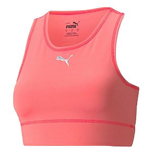 Top Puma Rtg Bra Rosa Feminino