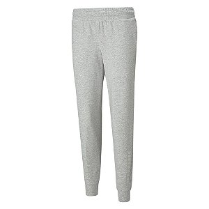 Calça Moletom Puma Rtg Cinza Claro Feminino