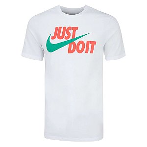 Camiseta Nike Just Do It Swoosh Branco Masculino