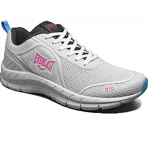 Tenis Everlast Bunker Flow Branco/Rosa Feminino