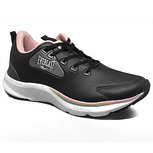 Tenis Everlast Confort Preto/Cinza Feminino