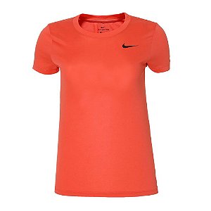 Camiseta Nike Dry Leg Coral Feminino