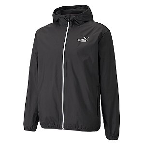 Jaqueta Puma Essentials Solid Windbreaker S Preto Masculino