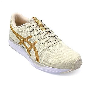 Tenis Asics Streetwise Feminino Branco e Dourado