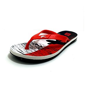 Sandália Kenner Summer Surf Vermelho Masculino