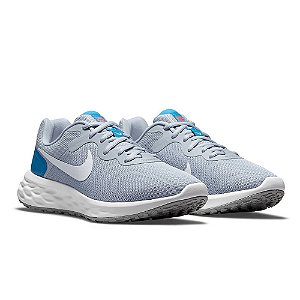 Tenis Nike Revolution 6 Next Nature Cinza Claro Masculino