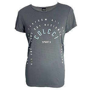 Blusa Colcci Sport Feminino Cinza Asfalto