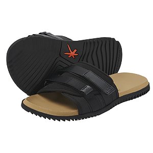 Sandália Kenner Gabigol Style Slide Marrom Masculino