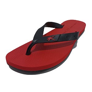 Sandália Kenner Summer Black Vermelho Masculino