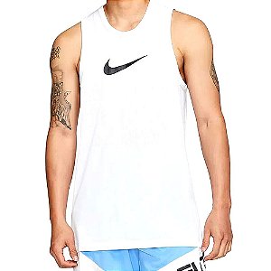 Regata Nike NBA Dry Crossover Branco Masculino