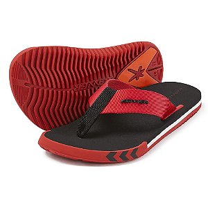 Sandália Kenner KickS Arrow Preto e Vermelho Masculino