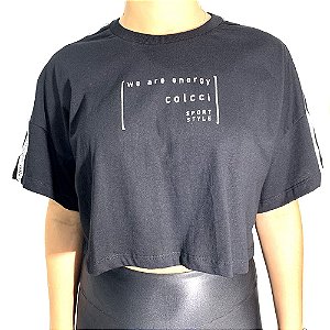 Camiseta Colcci Basic Training Feminino Preto