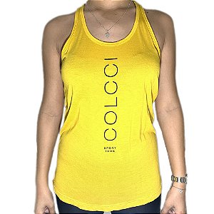 Regata Colcci Training Feminino Amarelo Hot Box