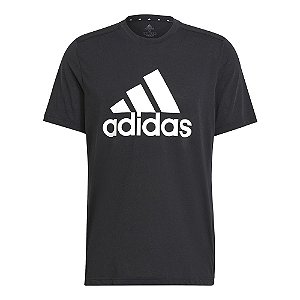 Camiseta Adidas D2M Logo Feelready Preto Masculino