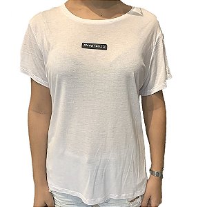 Camiseta Colcci New Comfort Fit Sport Feminino Branco