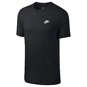 Camiseta Nike NSW Club Logo Preto Masculino