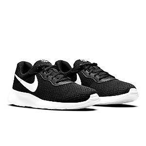 Tenis Nike Tanjun Running Preto e Branco Masculino