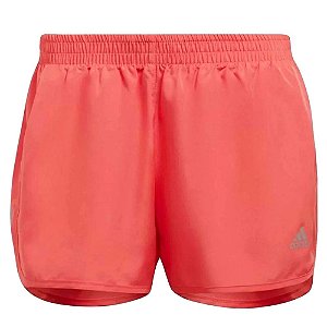 Shorts Adidas Logo Run Basic Feminino Coral